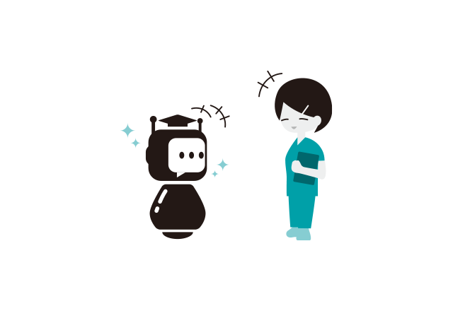看護のためのChatGPT 挿絵イラスト