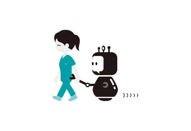 看護のためのChatGPT 挿絵イラスト